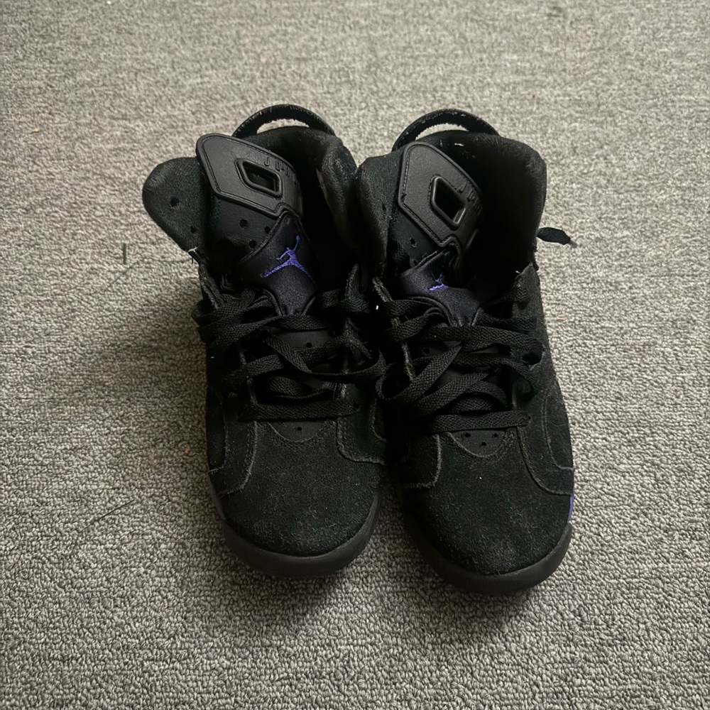 Jordan Kids Sneakers Black and Purple
